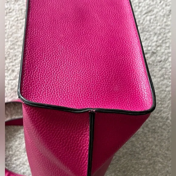 EUC Neiman Marcus Large Fuscia Tote - Picture 5 of 11